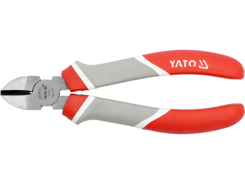Кусачки діагональні універсальні YATO : L= 180 мм, CrV