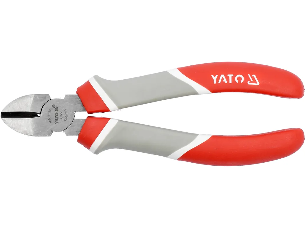 Кусачки діагональні універсальні YATO : L= 180 мм, CrV
