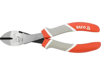 Кусачки діагональні YATO,тяжкі L= 180 мм. CrV-TYP