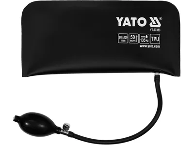 Подушка монтажна, надувна YATO для навантаження - 135кг, висоти - 50 мм, габарити - 270 х130 мм