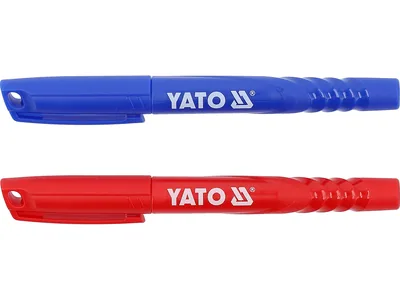 Маркери технічні YATO 2 шт, синій і червоний