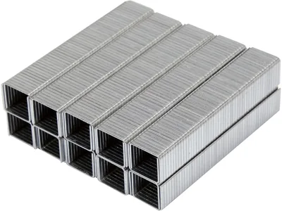 Скоби до степлера YATO YT-70020 i YT-70021, : h=10 мм, b=11.3 мм, t= 1.2х 0,52 мм, уп. 1000 шт.