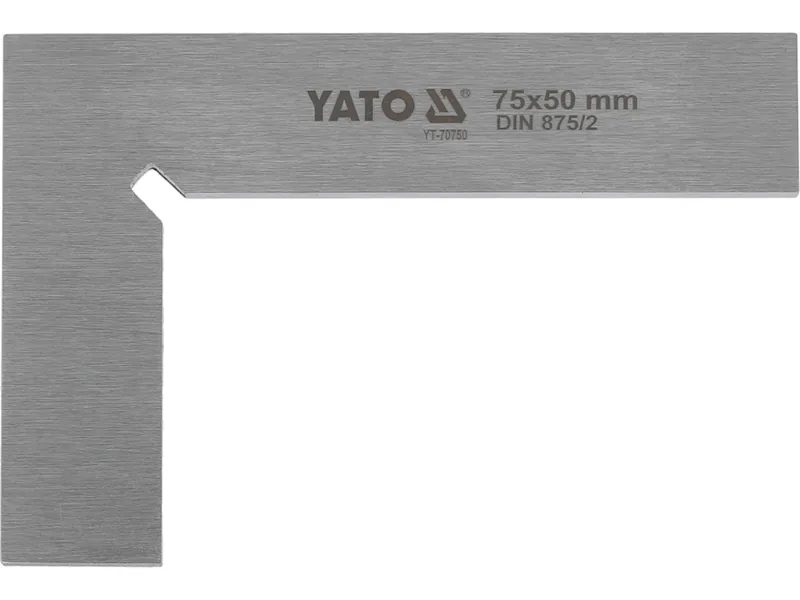 Кутник слюсарний 90° YATO 75 х 50 мм