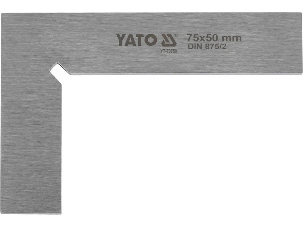 Кутник слюсарний 90° YATO 75 х 50 мм