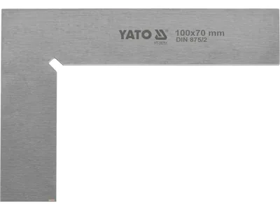 Кутник слюсарний 90° YATO 100 х 70 мм
