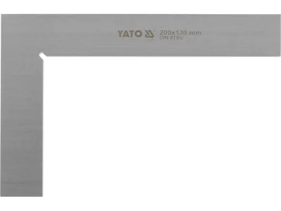 Кутник слюсарний 90° YATO 200 х 130 мм