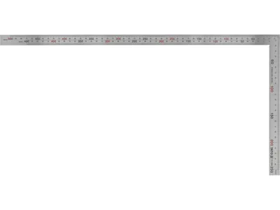 Кутник сталевий прямокутний YATO : 90° L= 250 х 500 мм