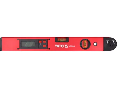 Рівень-кутомір електронний YATO l= 400 мм. 0-225°. 2 капсули.
