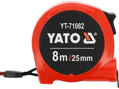 Рулетка вимірювальна YATO : L= 8 м x 25 мм