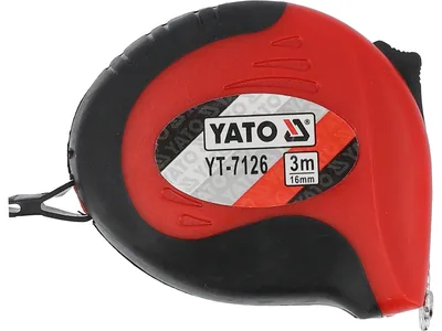 Рулетка YATO : L= 3 м х 16 мм з магнітним наконечником