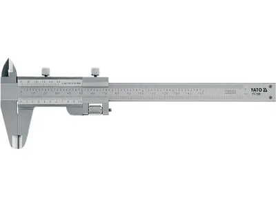 Штангенциркуль YATO : L= 150 мм, точність ± 0,02 мм