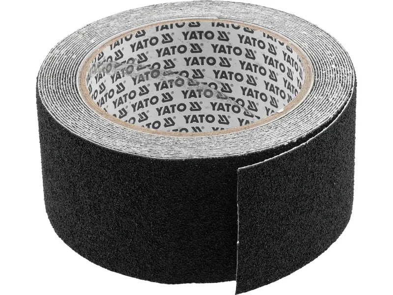 Стрічка протиковзна YATO l= 5 м, w= 50 мм, з ПВХ, чорна в рулоні