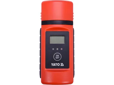 Вологомір електронний для деревини і будматеріалів YATO з макс. глибиною чутлив.- 10 мм