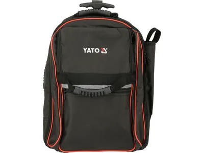 Рюкзак для інструментів YATO на 2 колесах, 360x250x540 мм, 35 л. з телескоп. ручкою