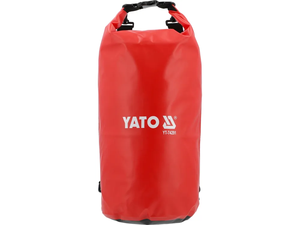 Сумка-рюкзак водонепроникна YATO з 2 плечовими пасами, 20 л, 24х 59 см, з ПВХ брезента