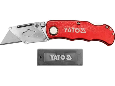 Ніж складний YATO : трапецевидне лезо