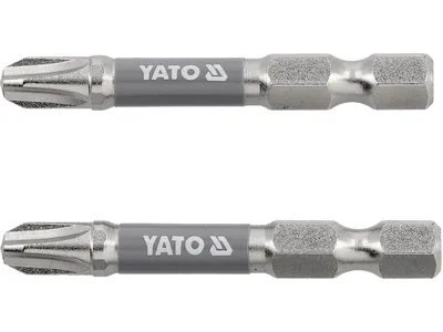 Насадка викруткова YATO PH3 х 50мм. HEX 1/4", покрита нікелем, 2шт.
