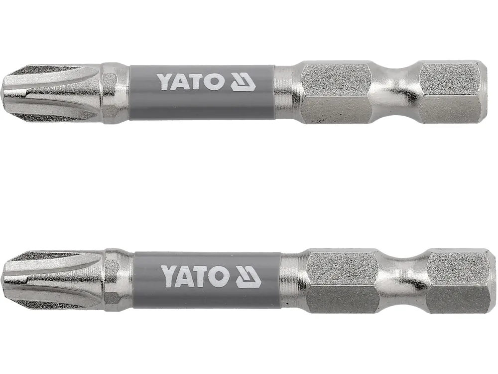 Насадка викруткова YATO PH3 х 50мм. HEX 1/4", покрита нікелем, 2шт.