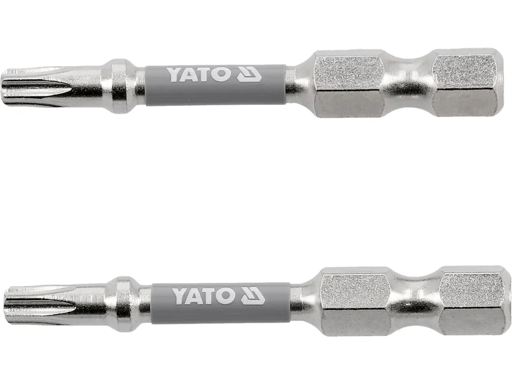 Насадка викруткова YATO TORX T20 х 50 мм. HEX 1/4", покрита нікелем, 2 шт.