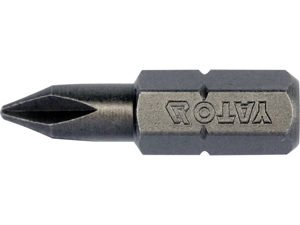 Насадка викруткова YATO : "Philips" PH1 х 25 мм. HEX 1/4". 10 (Уп/Шт.)