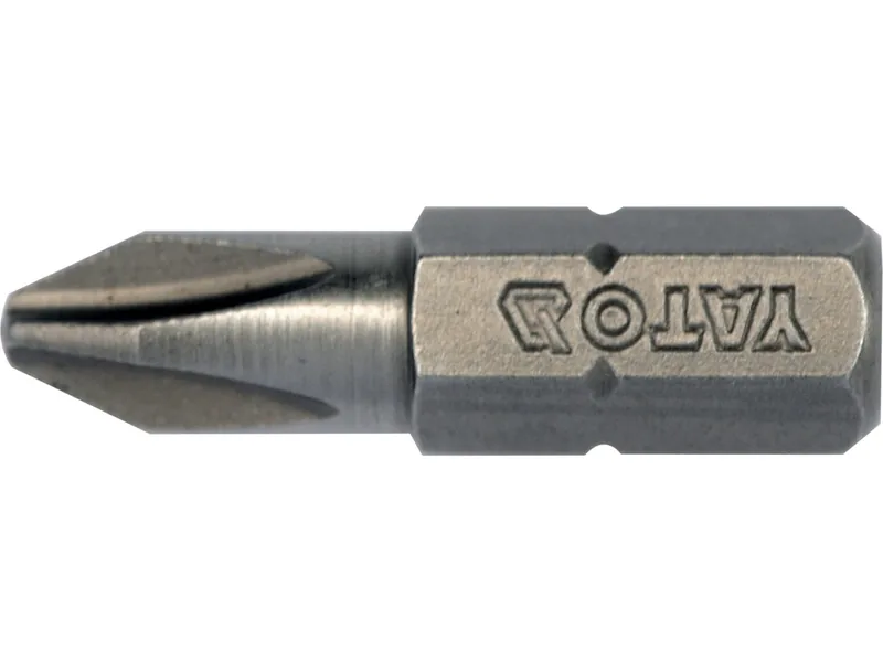 Насадка викруткова YATO : "Philips" PH2 х 25 мм. HEX 1/4". 10 (Уп/Шт.)