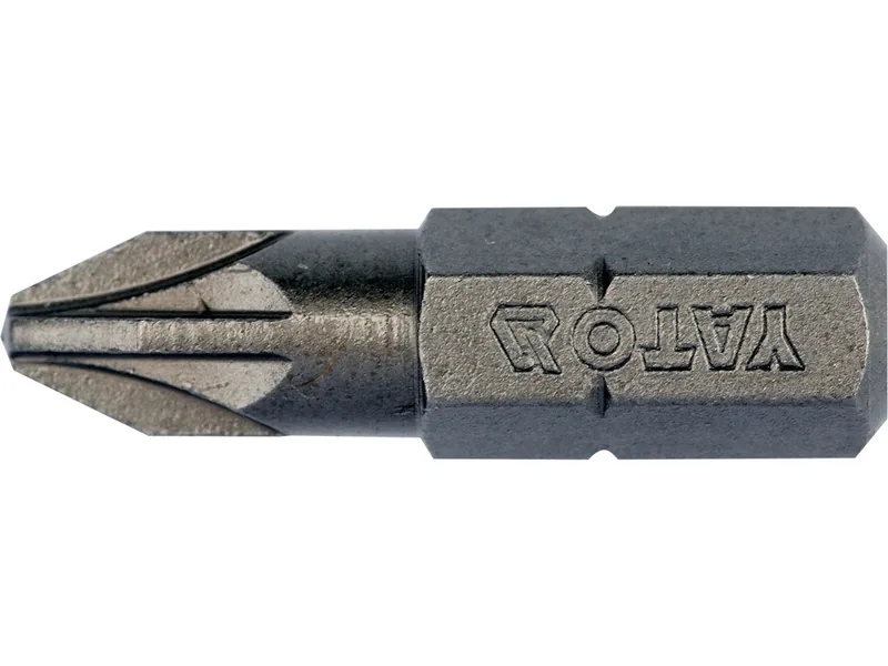Насадка викруткова YATO : "Pozidriv" PZ2 x 25 мм. HEX 1/4". 10 (Уп/Шт.)