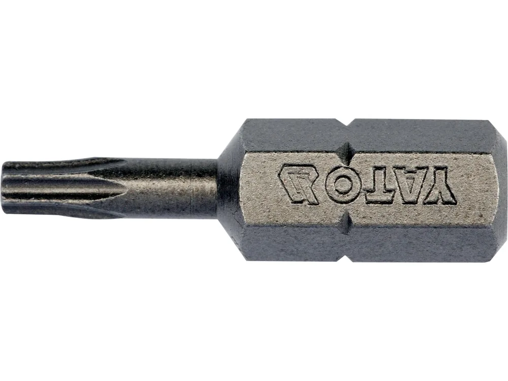 Насадка викруткова YATO : "TORX" T10 x 25 мм. HEX 1/4". 10 (Уп/Шт.)