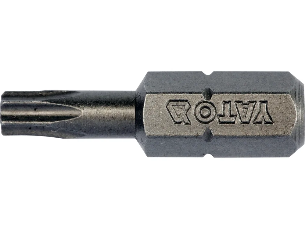Насадка викруткова YATO : "TORX" T20 x 25 мм. HEX 1/4". 10 (Уп/Шт.)