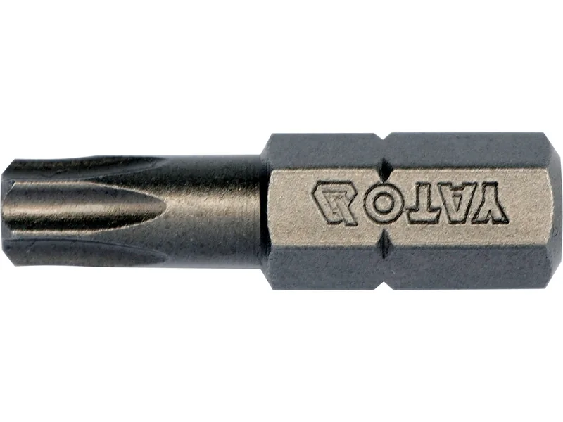Насадка викруткова YATO : "TORX" T27 x 25 мм. HEX 1/4". 10 (Уп/Шт.)