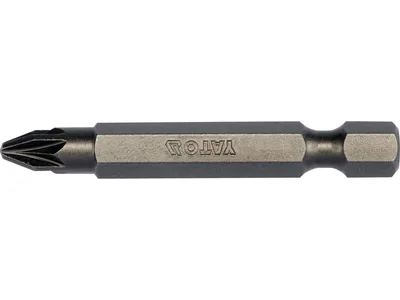 Насадка викруткова YATO : "Pozidriv" PZ2 x 50 мм. HEX 1/4". 10 (Уп/Шт.)
