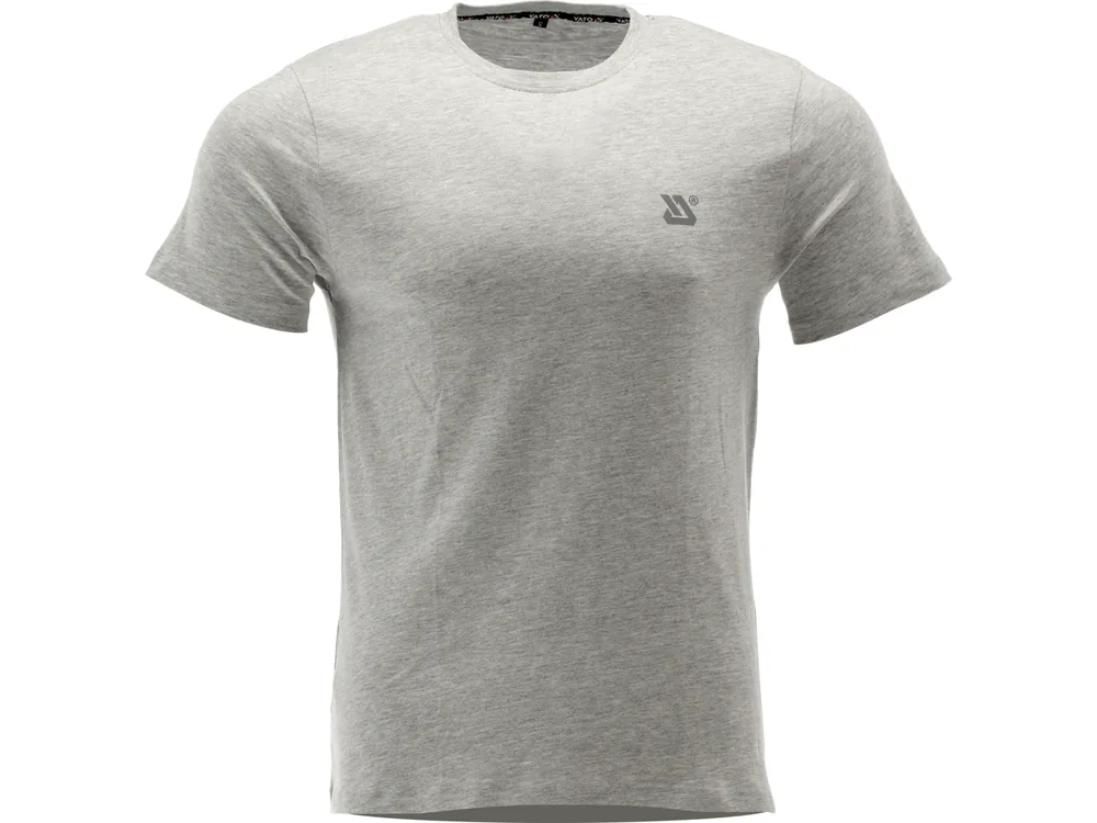 Футболка серії BASIC сіра YATO, розм. 2XL/ вис- 78 см х 61 см, 95%- бавовна, 5%- віскоза