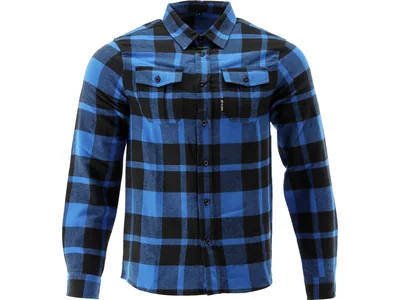 Сорочка фланелева синьо-чорна, YATO розм. 3XL/ 84см х 65см,100%-бавовна