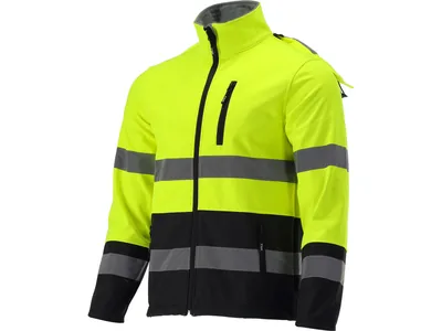 Куртка SOFTSHELL світловідбивна YATO розм 3XL; 3 кишені ріст- 192-196 см 100%- поліест