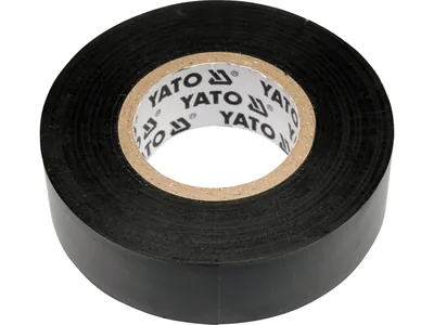Ізолента YATO 19мм х 20м чорна