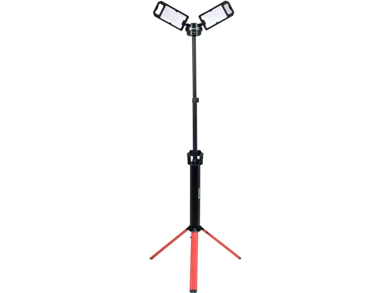 Прожектори 2 шт. 2828 SMD-діодні YATO: акумул. 4,7 В, 500-5000 Lm, на штативі h= 95-140 см