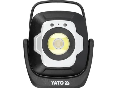 Прожектор діодний, переносний YATO, 10Вт, 1200/ 600/ 100 Lm 3 режими, живл.- акумул. 3,7 В, 4,4 АГод