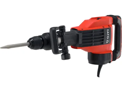 Молот відбійний мережевий SDS-MAX YATO: 230V, 1700 Вт, F= 40 Дж; + піка і долото
