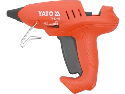 Пістолет клейовий мережевий YATO Ø=11 мм, P=35 (400) Вт. для стержнів