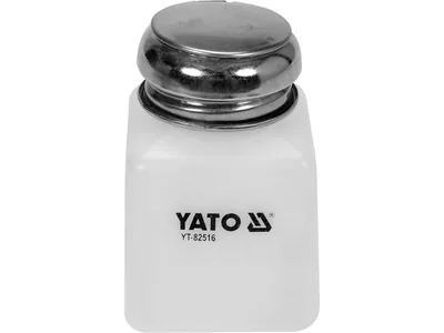 Флакончик з дозатором і помпою YATO для розчинів, V= 100 мл з ESD аморфного полімеру