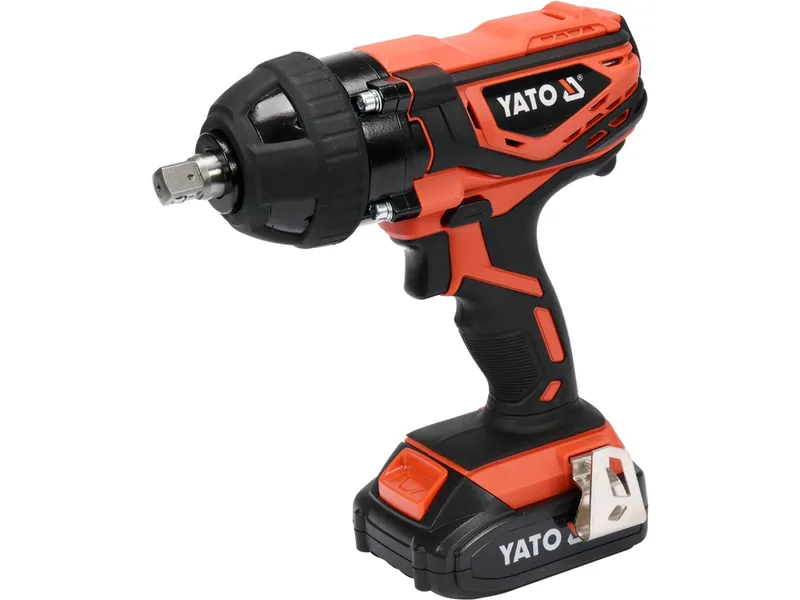 Гайковерт ударний акумуляторний YATO 18В, 2 АГод. квадрат 1/2", 300 Нм. +4 головки