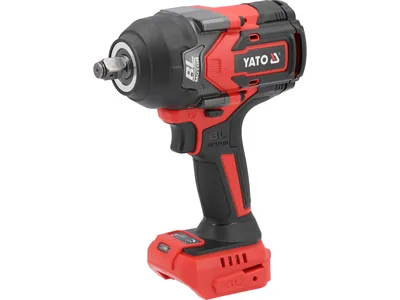 Гайковерт ударний безщітковий акум. YATO:18 В Li-Ion, квадрат 1/2", КМ-1200 Нм (БЕЗ АКУМУЛЯТОРА)