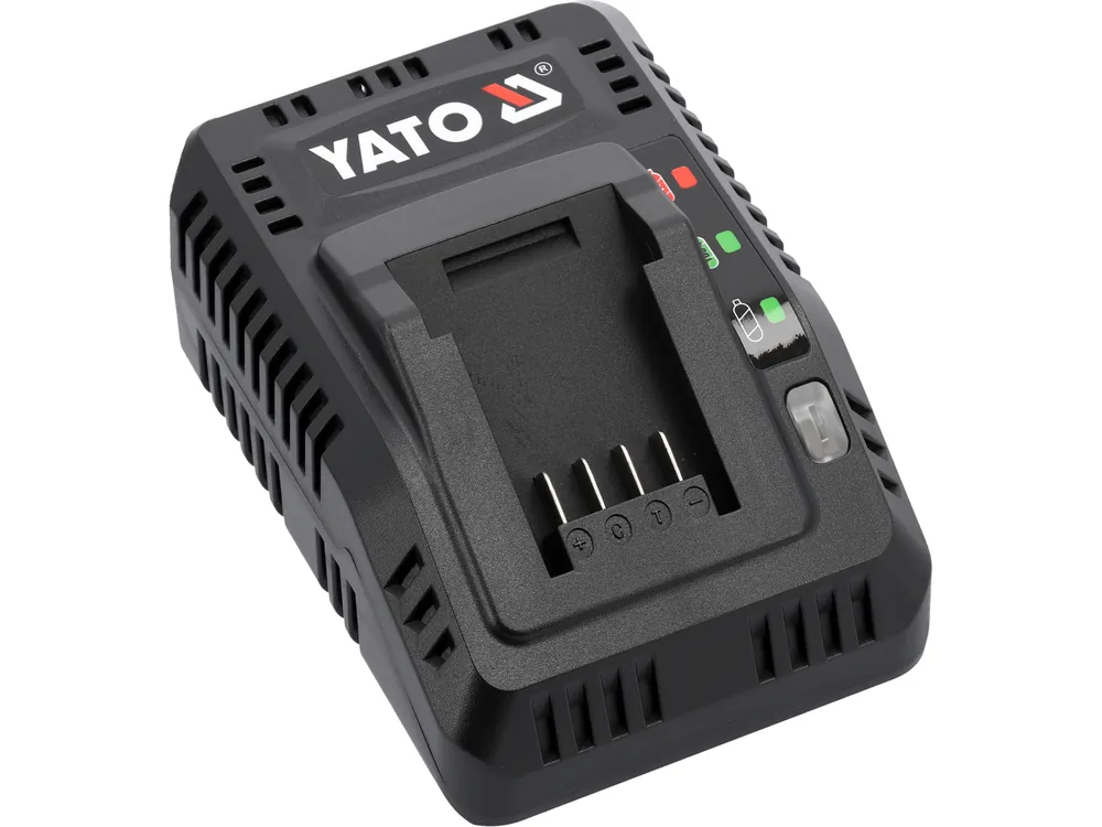 Зарядний пристрій YATO для акумуляторів Li-Ion 18 В, 2,2А від мережі 230 B