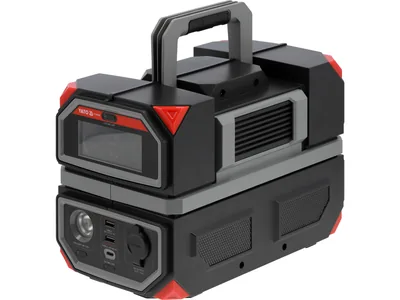 Портативна станція YATO 315 ВтГод, вихід- 300/600 Вт, порти: 230V AC, різні USB
