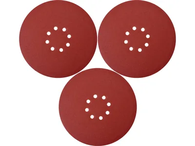 Круг шліфувальний з наждачн. паперу з липучкою YATO: Ø=225мм, Р60, до YT-82340 і YT-82350, 3шт