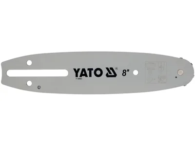 Шина для пили YATO l= 8"/ 20 см (33 ланки)3/8" (9,52 мм)Т-0,322" (8,2 мм)для ланцюгів YT-849479
