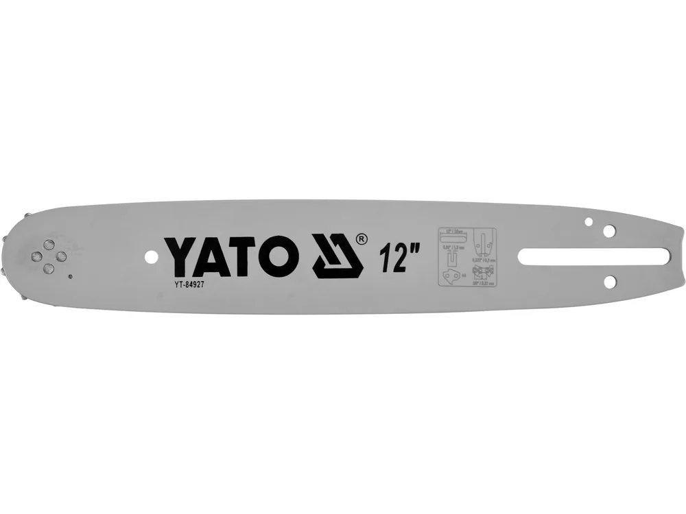 Шина для пили YATO l= 12"/ 30 см (44 ланки)3/8" (9,52 мм).Т-0,05" (1,3 мм)---YT-84949, YT-84960