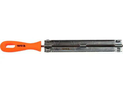 Направляюча з напильником для гостріння ланок ланцюгів YATO : Ø=4.5 мм, l=250 мм