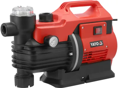 Насос для води мережевий YATO  850Вт, 3600 л/год, Ø= 1", глиб.- 8м, вис.- 38м