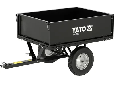 Причіп 1-вісний до тракторів YT-85550,YT-85551,YT-85552 YATO:макс.навант-225 кг,габар-970x715x 340мм