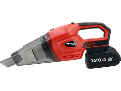 Порохотяг з фільтром HEPA акумулятор YATO Li-Ion 18 V 4 АГод 150 Вт 2 подовжувачі і насадки